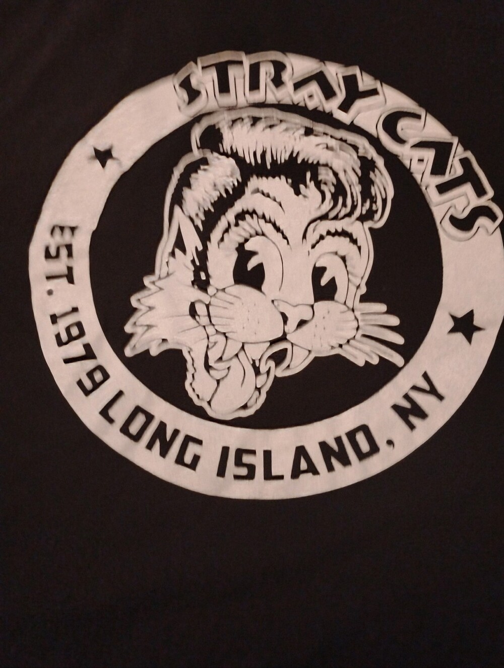 Stray Cats Black Graphic Tee